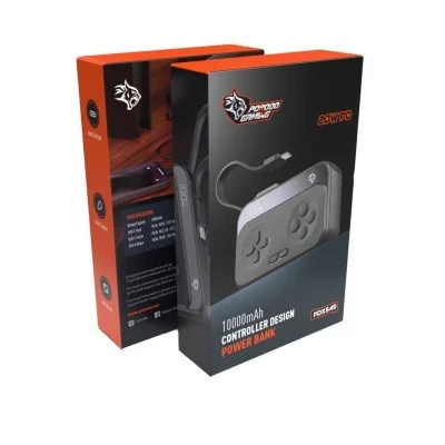 Porodo Gaming 10000Mah Controller Design Power Bank - Black